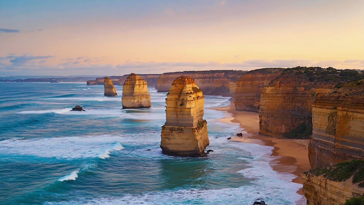 Natural landscape near Australia Holiday