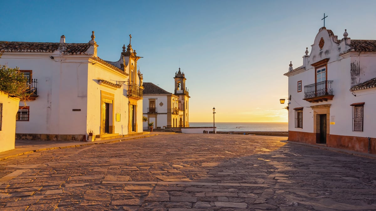 Azores Holiday historic old town and local architecture
