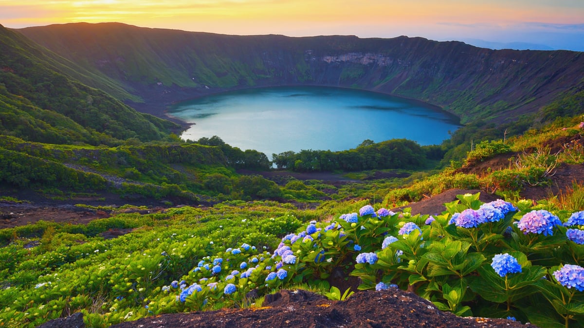 Natural landscape near Azores Holiday