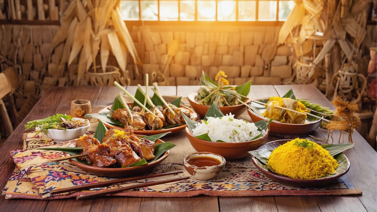 Traditional Bali Holiday cuisine and local dining