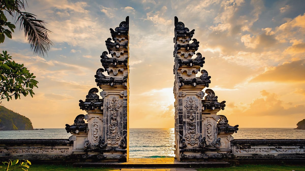 Famous cultural landmark in Bali Holiday