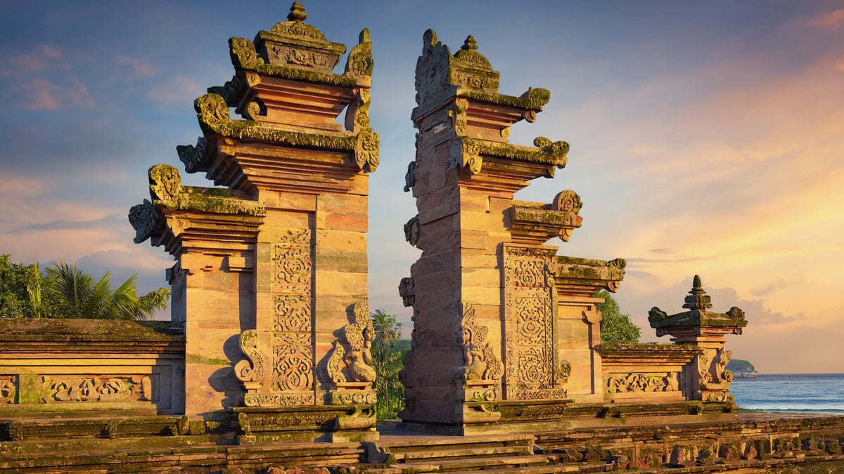 Famous cultural landmark in Bali