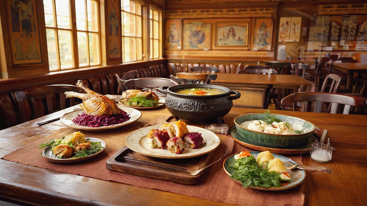 Traditional Budapest Holiday cuisine and local dining