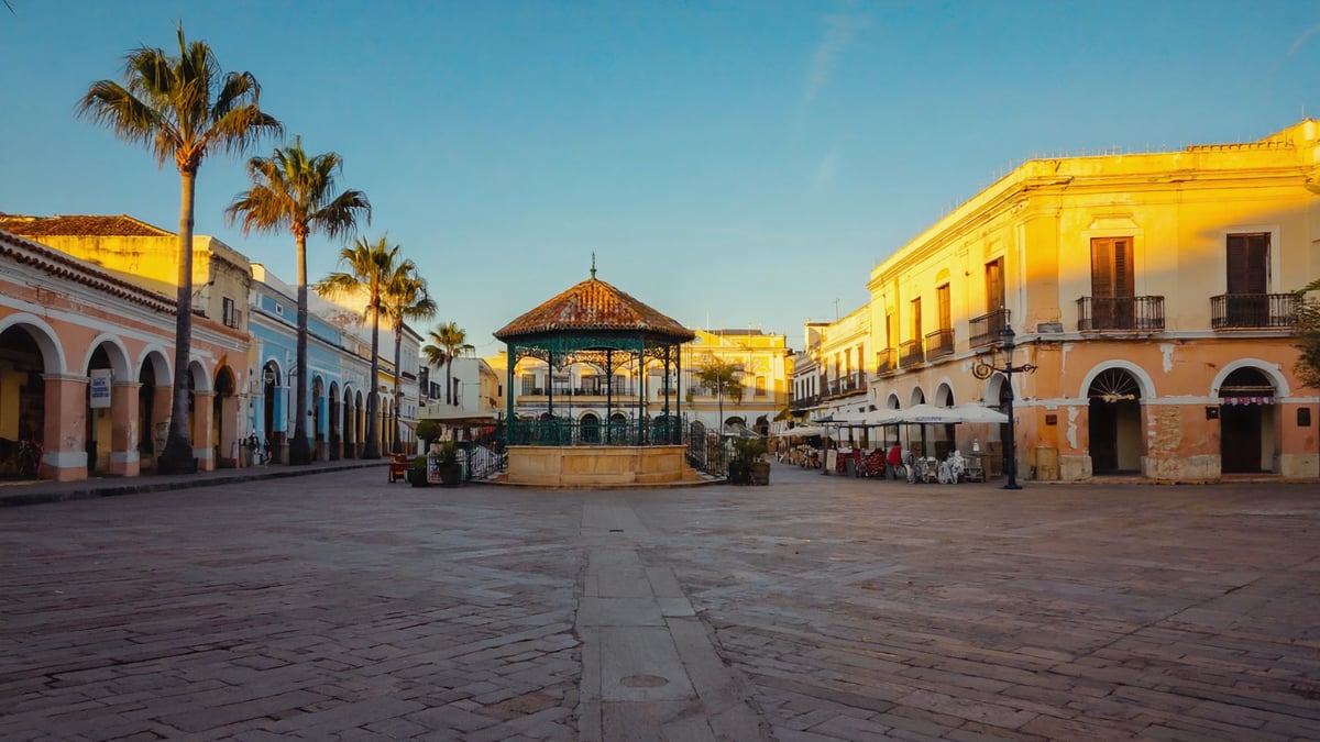 Cancun Holiday historic old town and local architecture