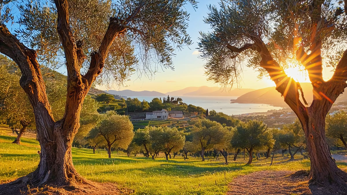 Natural landscape near Corfu Holiday