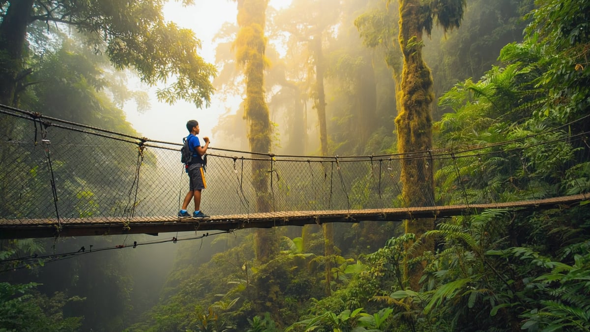 Natural landscape near Costa Rica Holiday