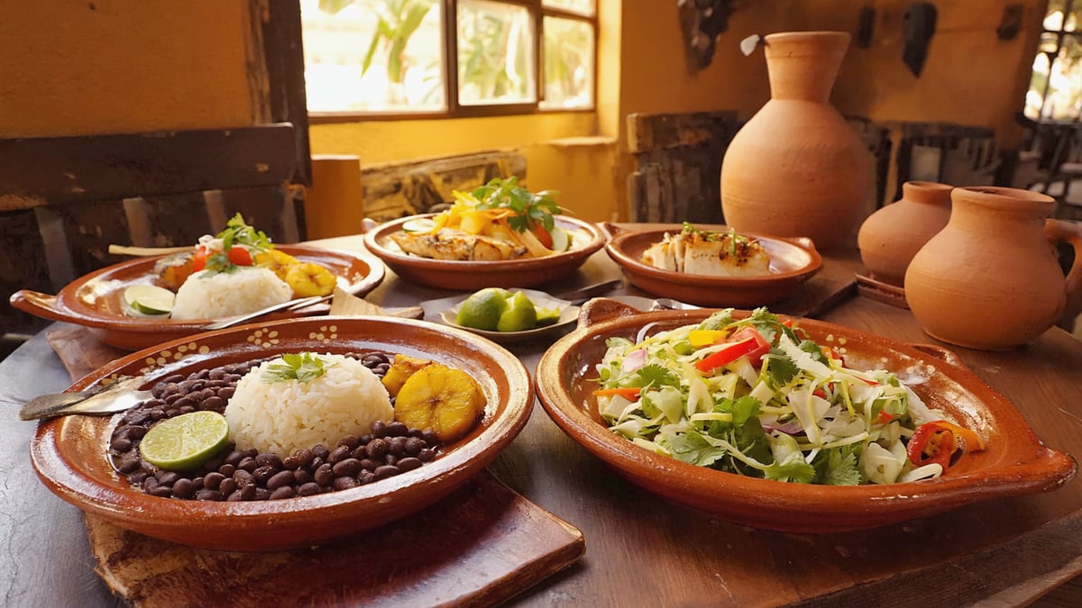 Traditional Costa Rica cuisine and local dining
