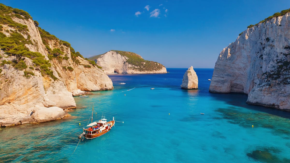 Croatian island Adriatic cliff jumping cove