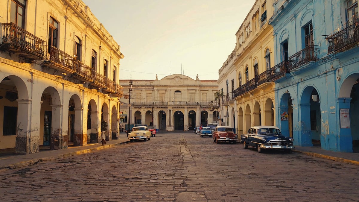 Cuba Holiday historic old town and local architecture