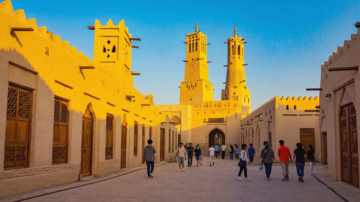 Dubai Holiday historic old town and local architecture