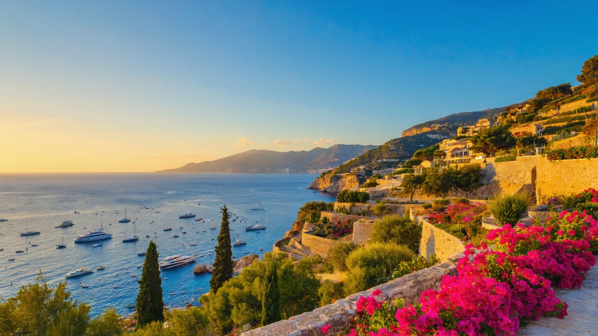 Natural landscape near French Riviera Holiday