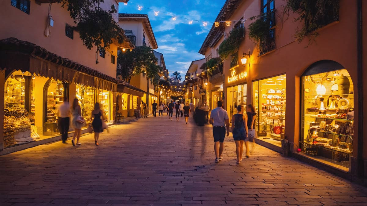 Honeymoon Destinations street life at dusk