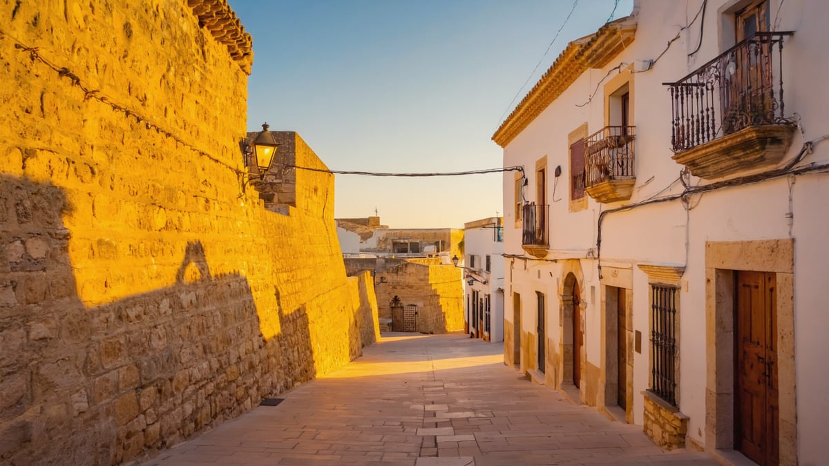 Ibiza Holiday historic old town and local architecture