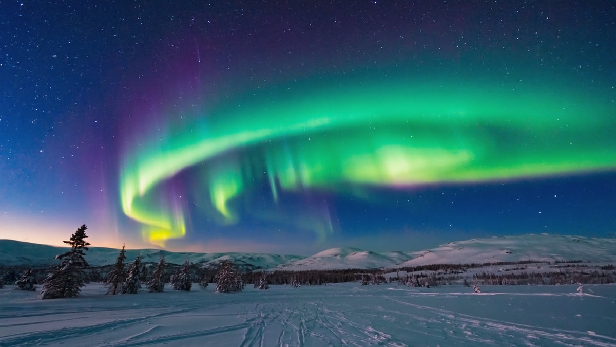 Natural landscape near Lapland Holiday