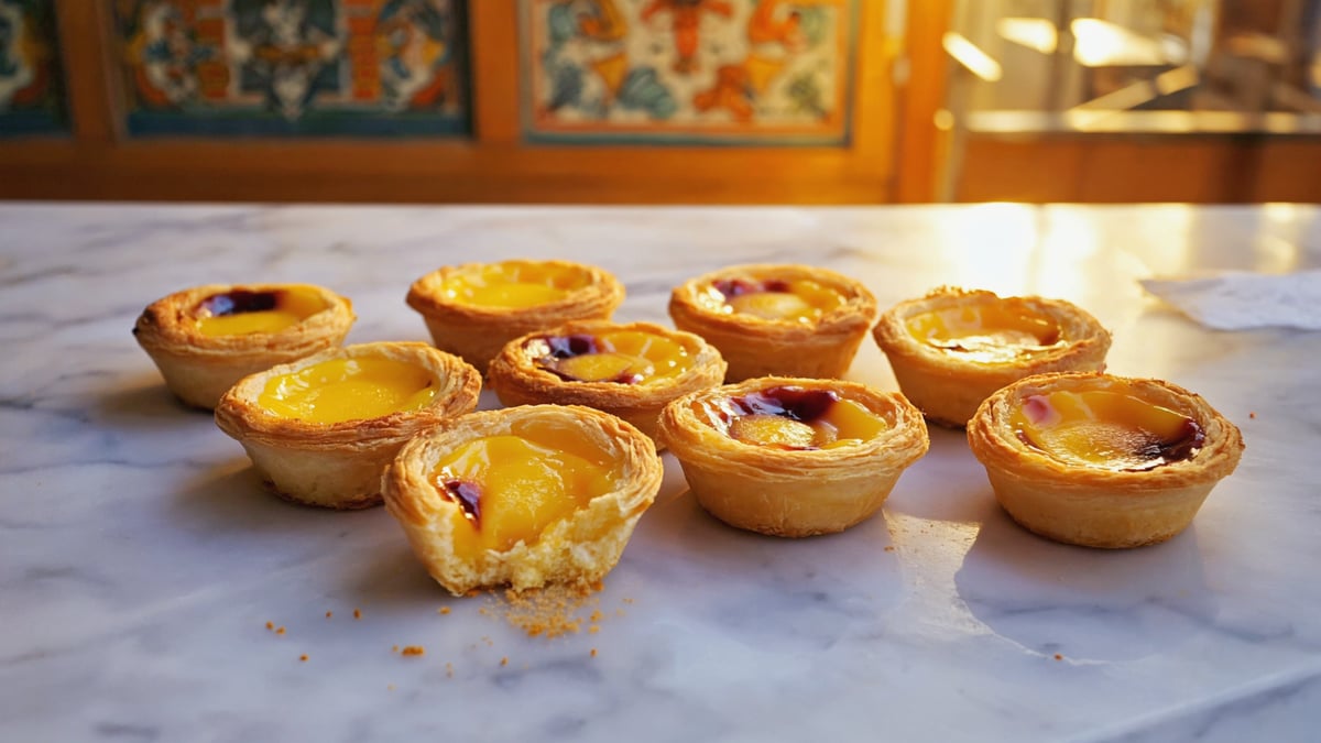 Pastéis de nata Portuguese custard tarts
