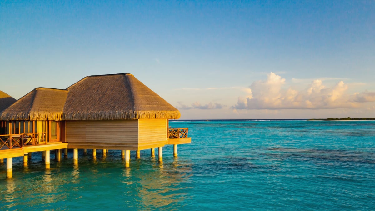 Natural landscape near Maldives Honeymoon