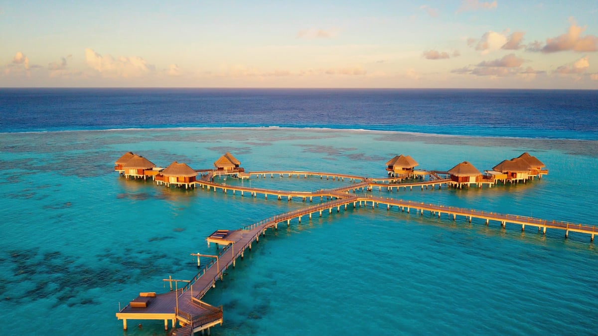 Natural landscape near Maldives Honeymoon