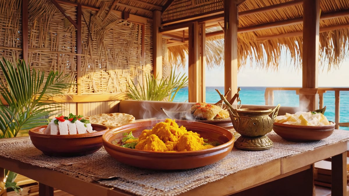 Traditional Maldives cuisine and local dining
