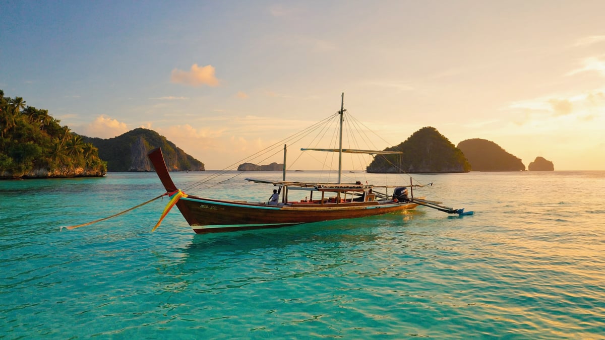 Natural landscape near Maldives