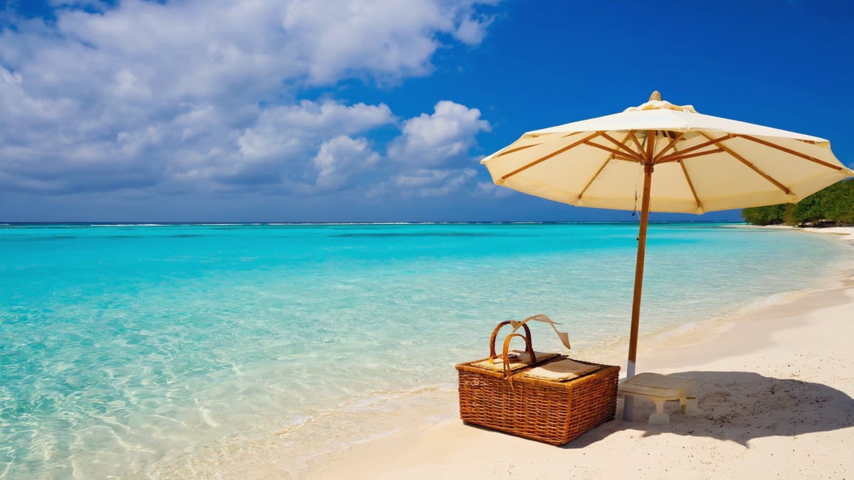 Maldives private sandbank picnic