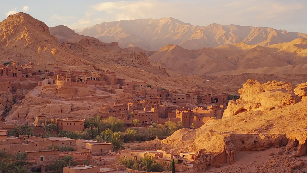 Natural landscape near Marrakech City Break