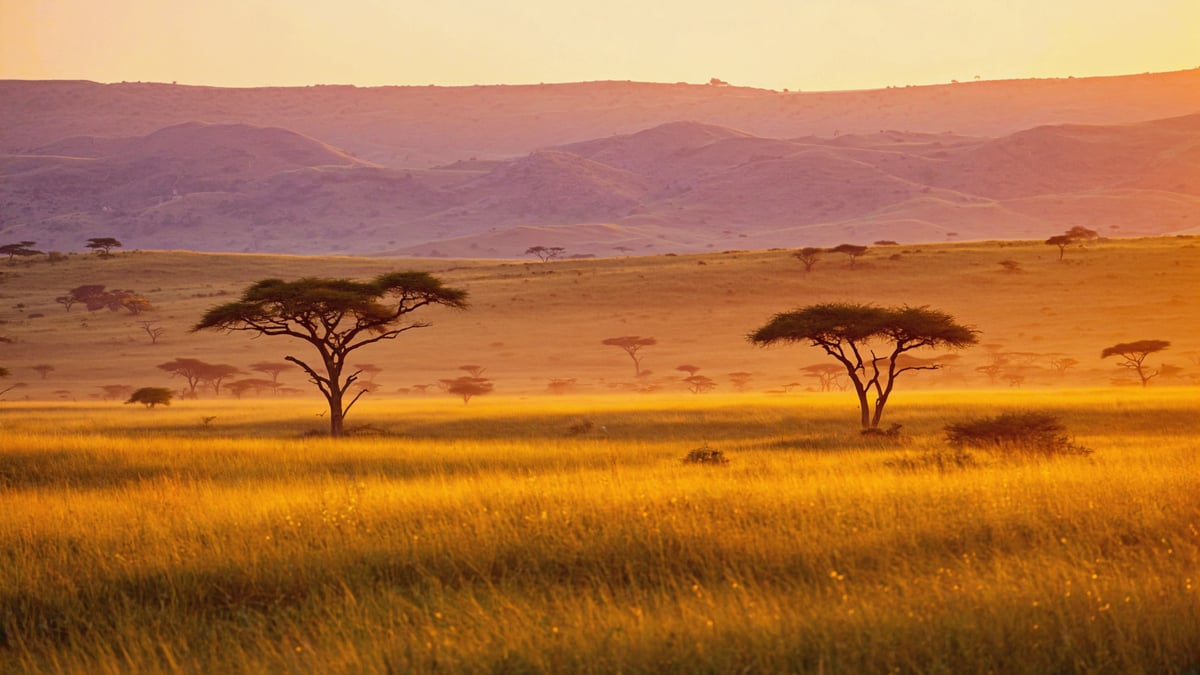 Natural landscape near Masai Mara