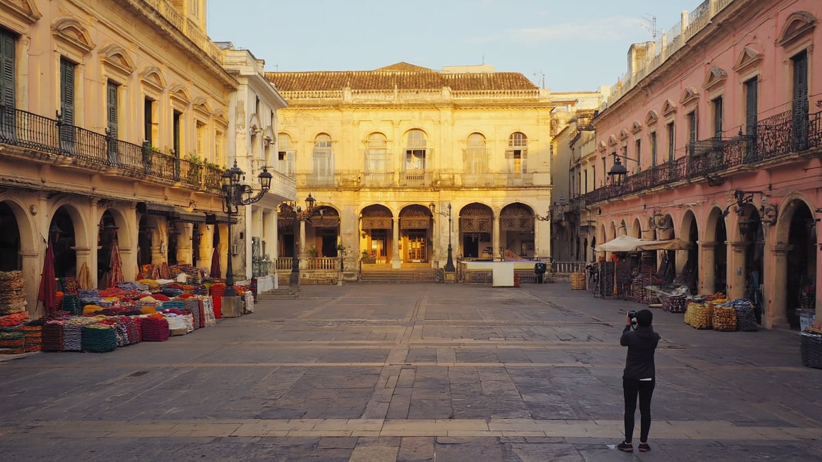 Mauritius Holiday historic old town and local architecture