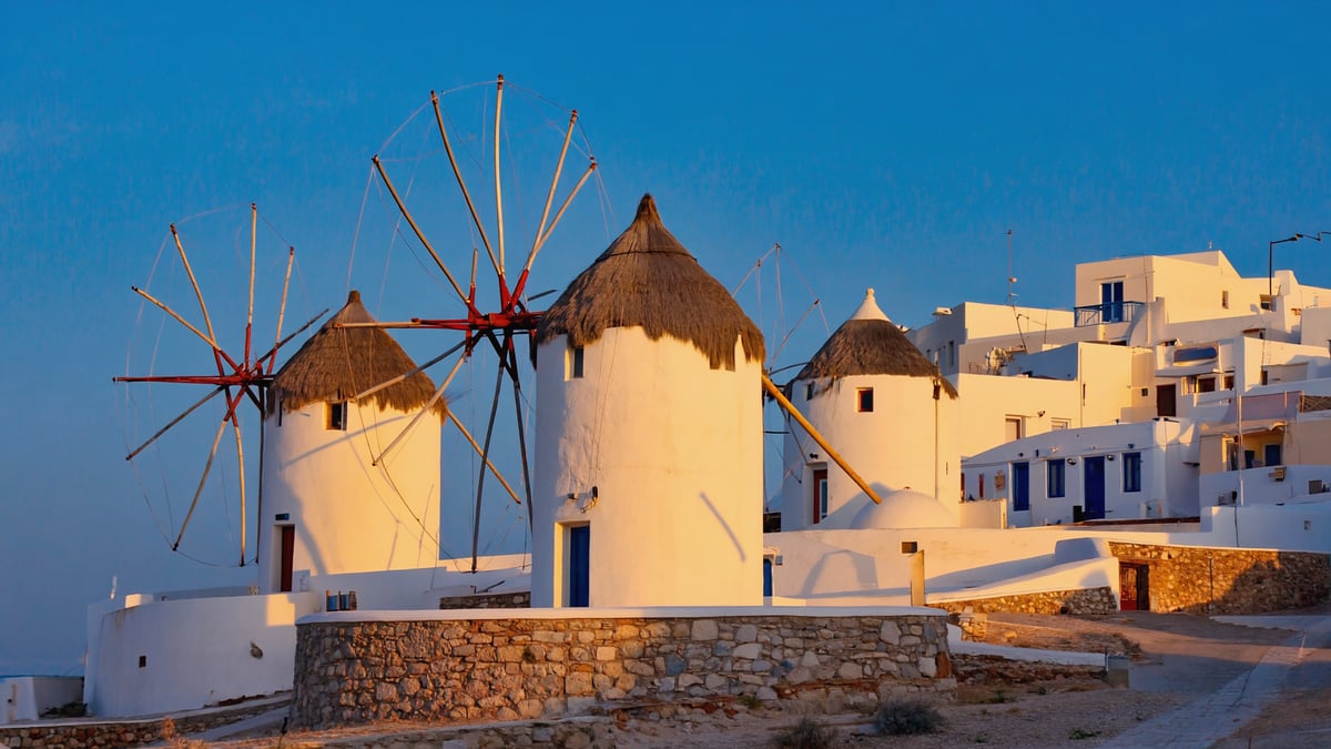 Natural landscape near Mykonos Holiday
