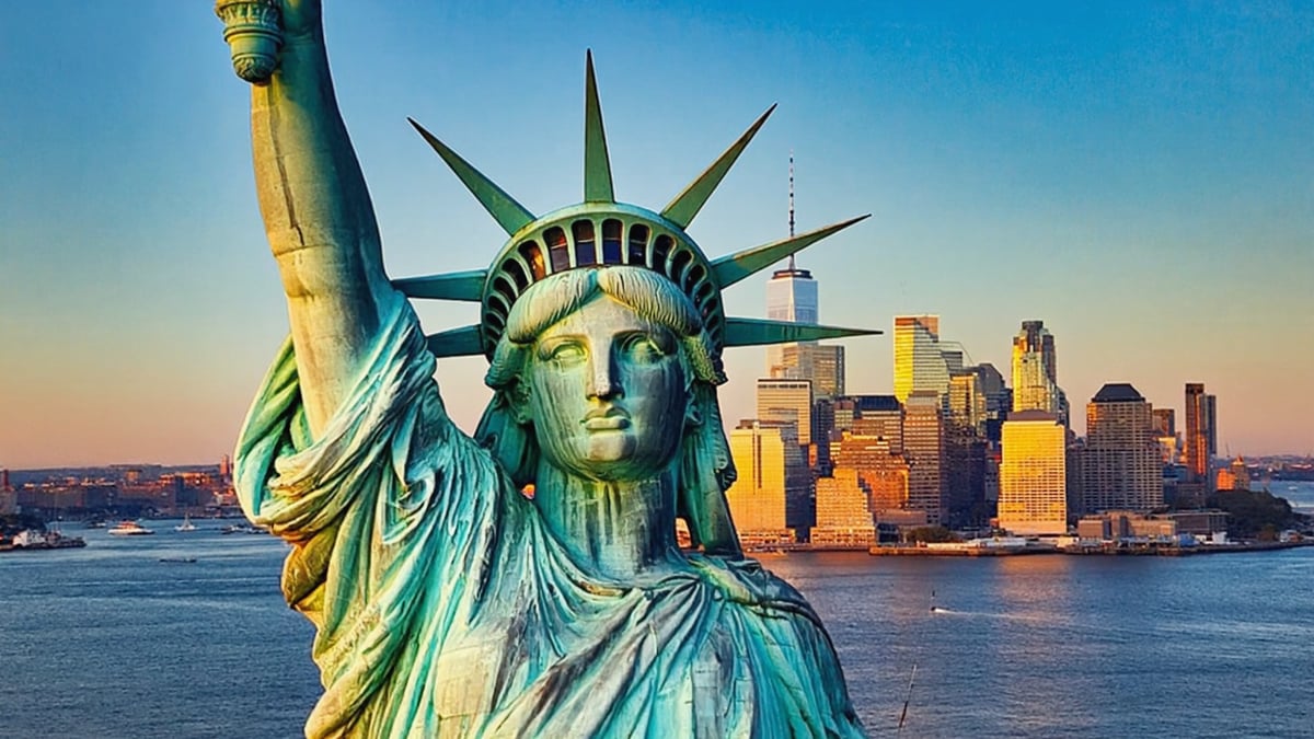 Statue of Liberty from Liberty Island