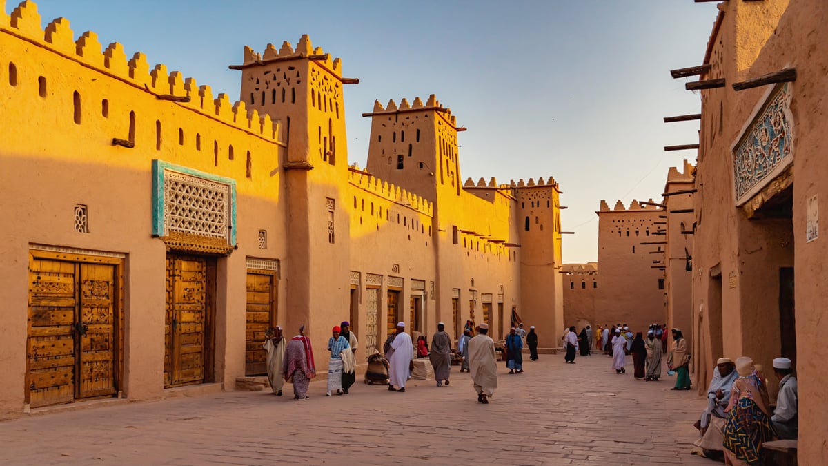 Oman Holiday historic old town and local architecture