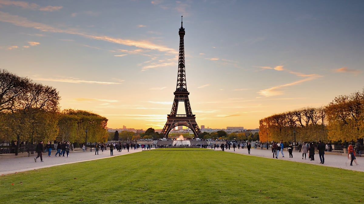 Natural landscape near Paris Holiday