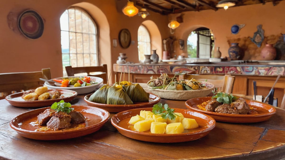 Traditional Peru Holiday cuisine and local dining