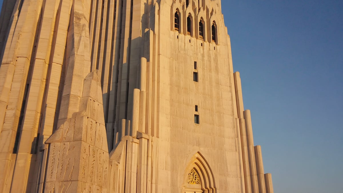 Famous cultural landmark in Reykjavik City Break