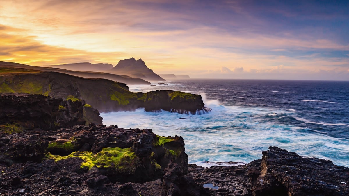 Natural landscape near Reykjavik City Break