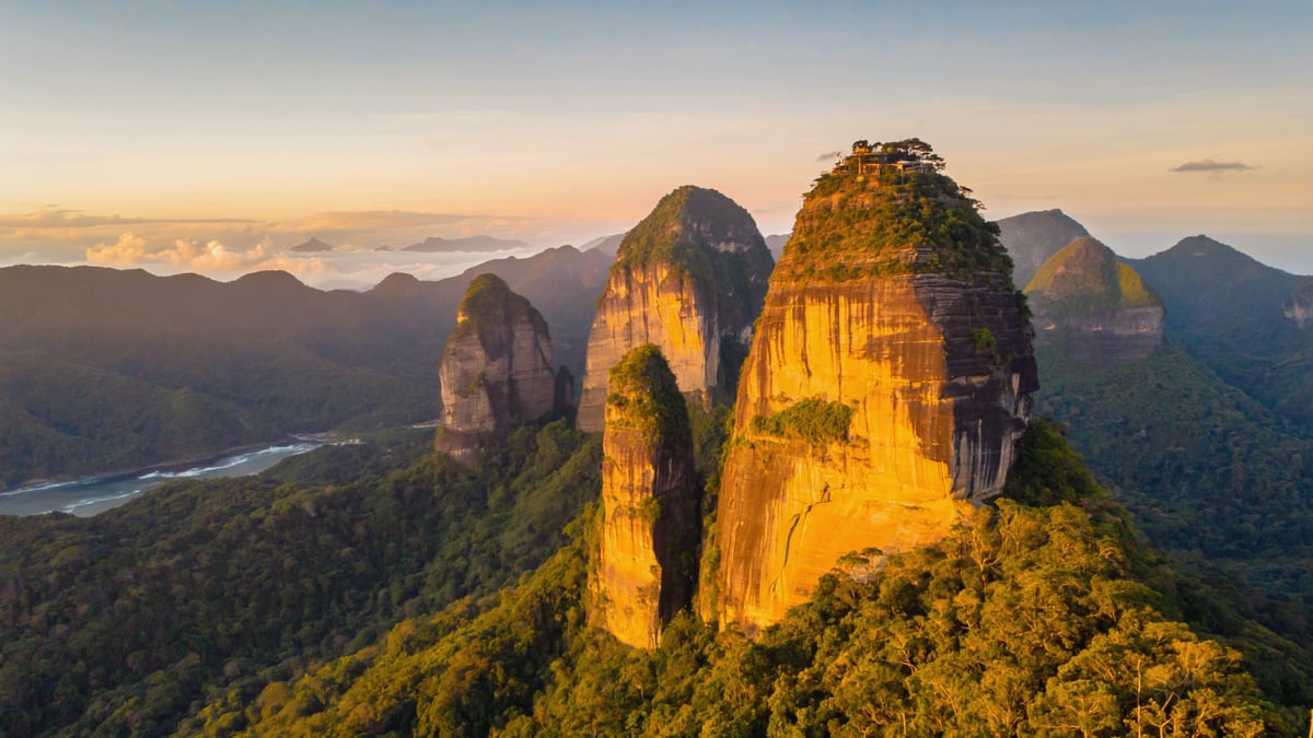 Natural landscape near Rio
