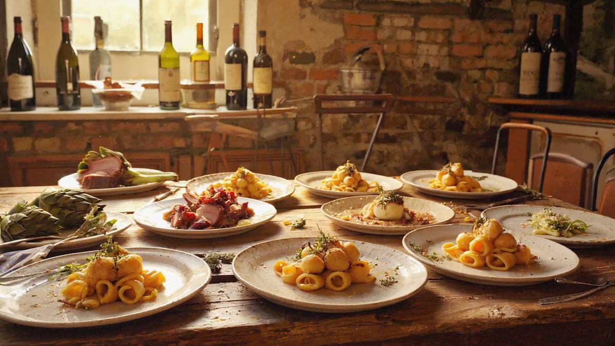 Traditional Rome Holiday cuisine and local dining