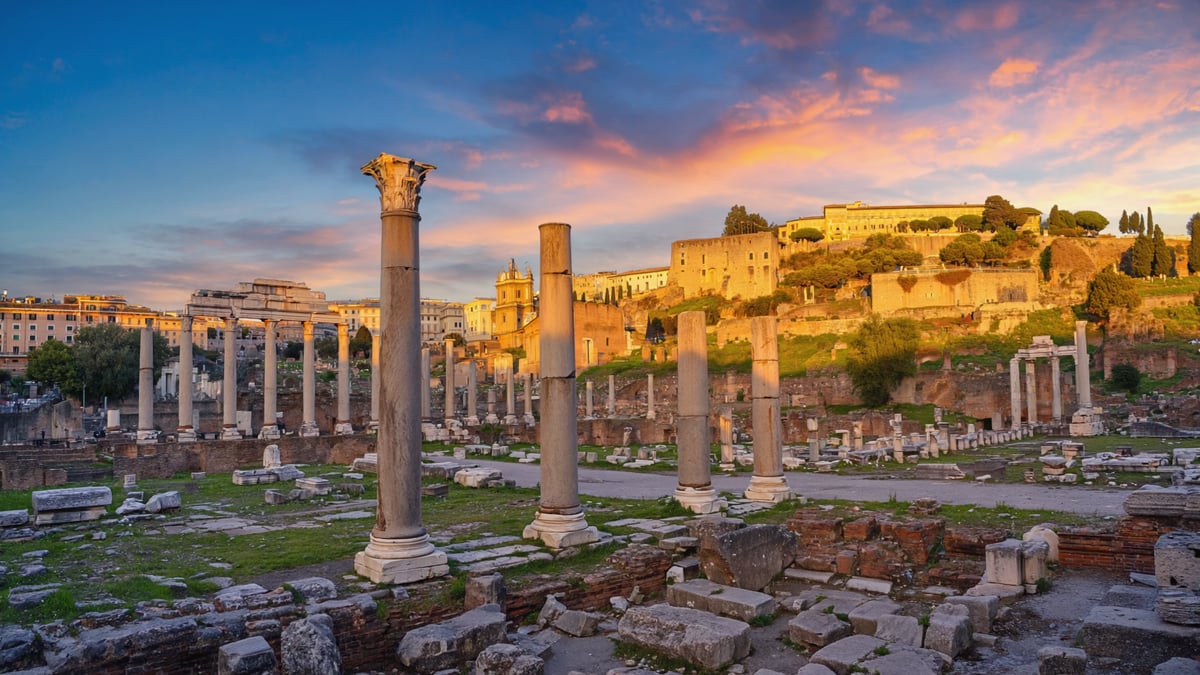 Roman Forum ancient ruins panorama