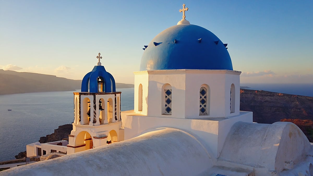 Famous cultural landmark in Santorini Holiday