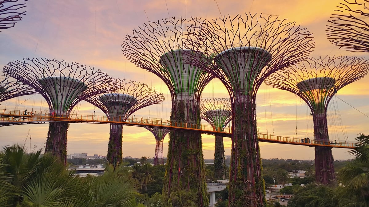 Natural landscape near Singapore Holiday