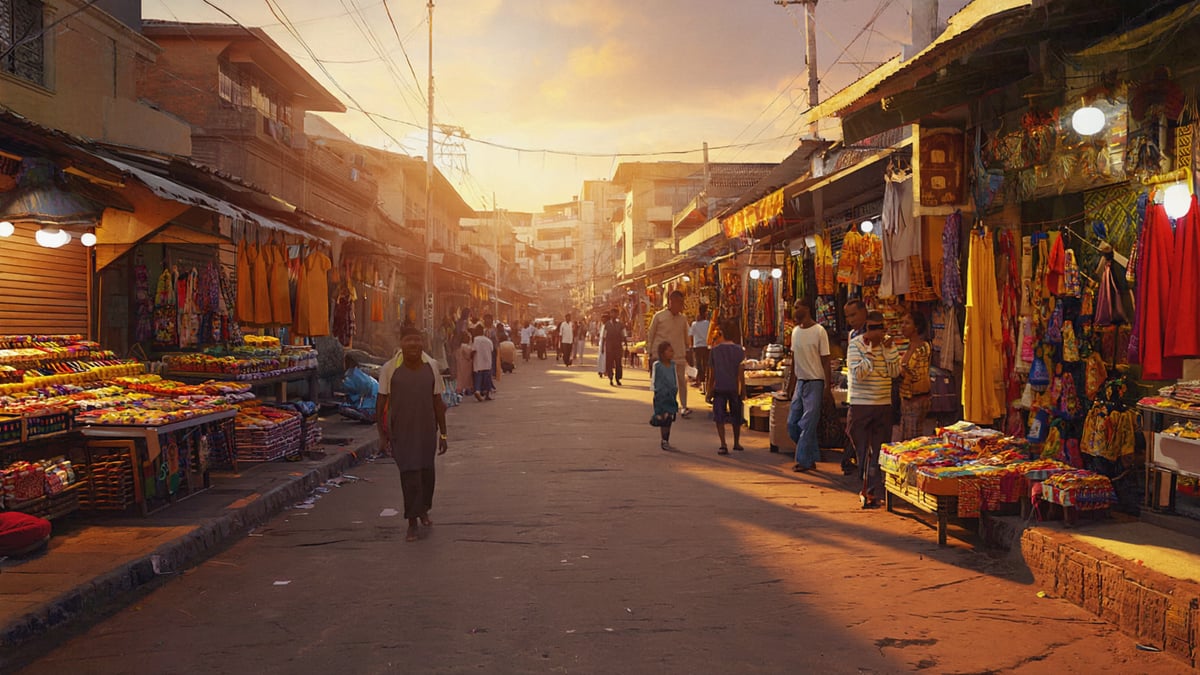 Sri Lanka Holiday street life at dusk