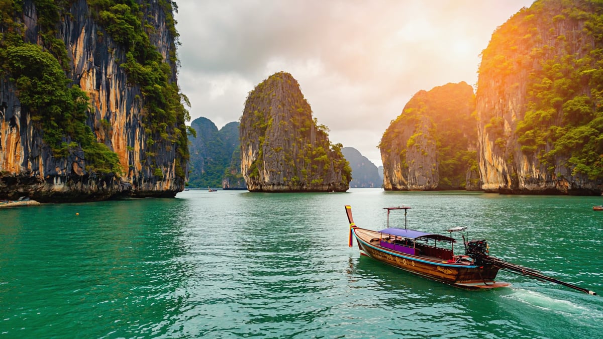 Natural landscape near Thailand Holiday