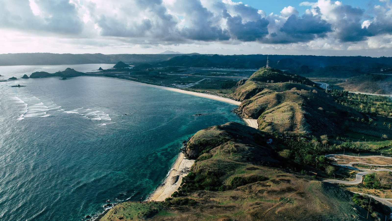 The Lombok mainland