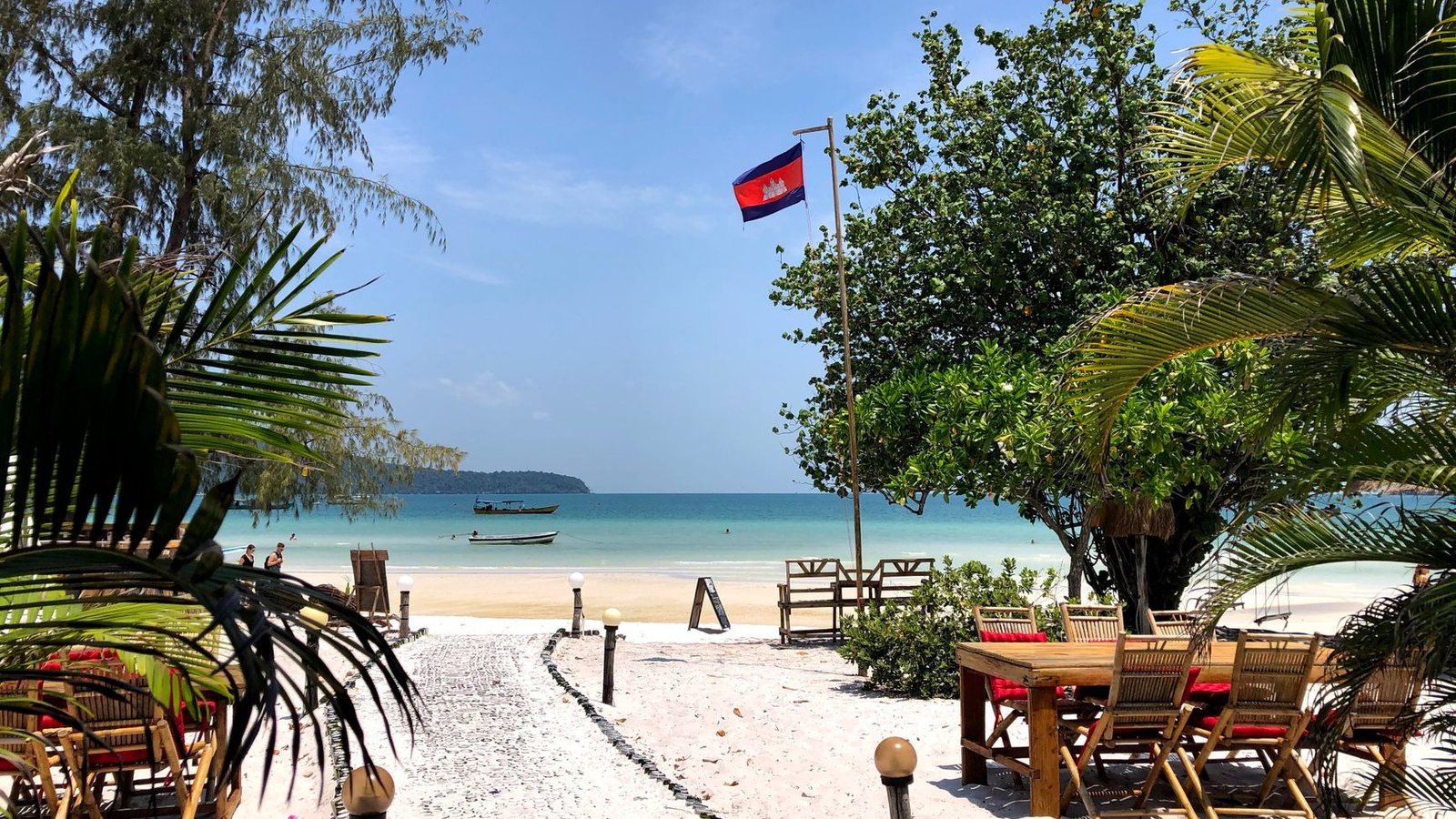 Arrival — Sihanoukville to the coast base