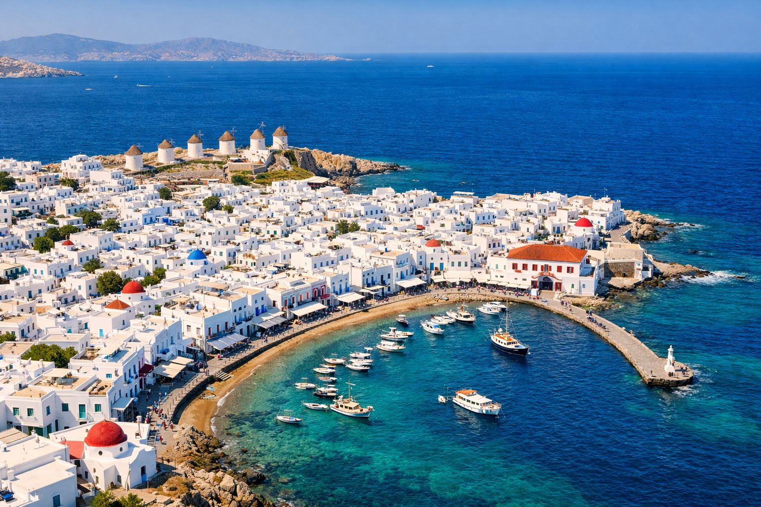 Mykonos Town on foot