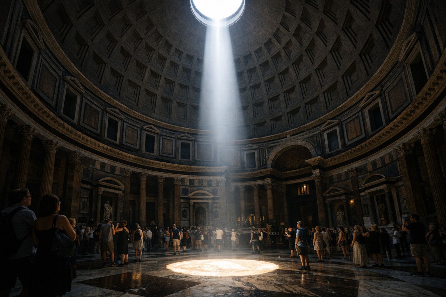 Arrival in Rome